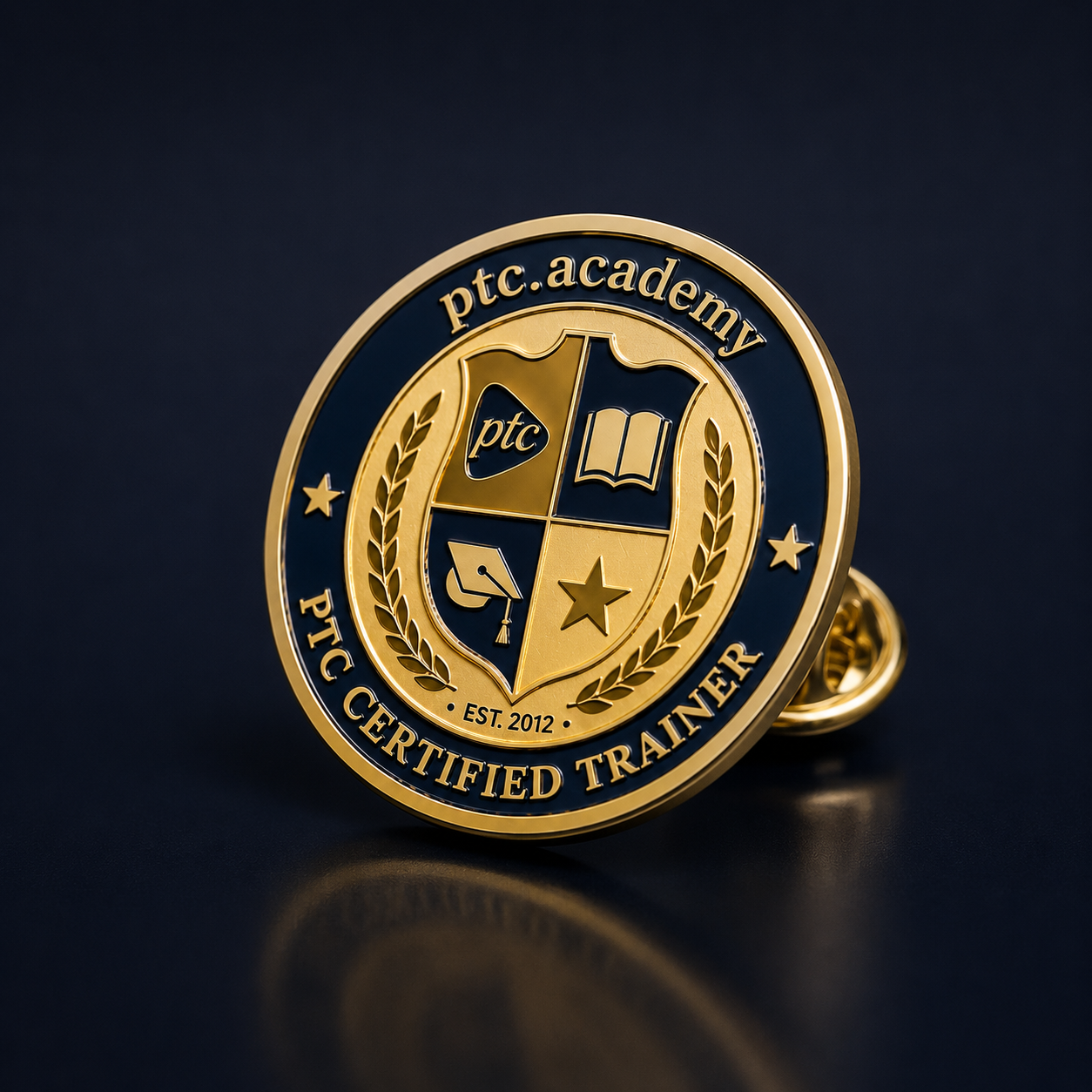 دبوس المدرب المعتمد – PTC Academy Image